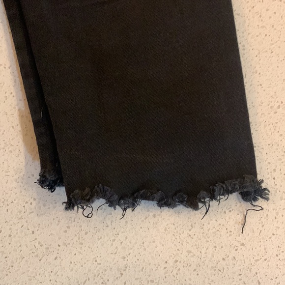 Joe’s cigarette skinny jeans, frayed ankle, black, size 27 - Picture 4 of 4